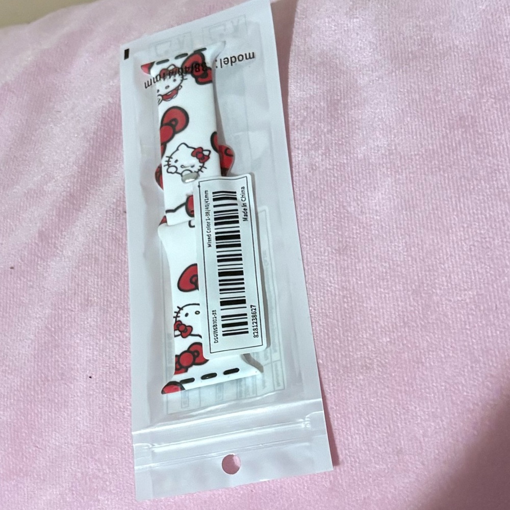 Hello Kitty Red and White Smartwatch Band for Apple Watch 38/39/40/41 new